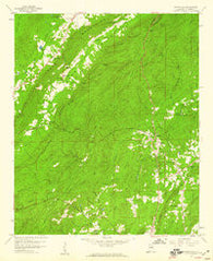 Wattsville Alabama Historical topographic map, 1:24000 scale, 7.5 X 7.5 Minute, Year 1958