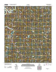 Wedowee Alabama Historical topographic map, 1:24000 scale, 7.5 X 7.5 Minute, Year 2011