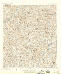Wedowee Alabama Historical topographic map, 1:125000 scale, 30 X 30 Minute, Year 1899