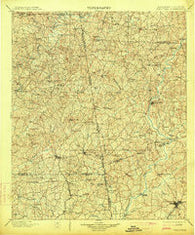 Wedowee Alabama Historical topographic map, 1:125000 scale, 30 X 30 Minute, Year 1902