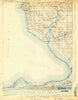 Weeks Bay Alabama Historical topographic map, 1:62500 scale, 15 X 15 Minute, Year 1943