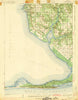 Weeks Bay Alabama Historical topographic map, 1:62500 scale, 15 X 15 Minute, Year 1943