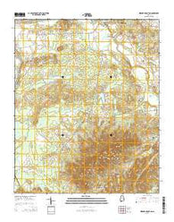 Weisner Mountain Alabama Current topographic map, 1:24000 scale, 7.5 X 7.5 Minute, Year 2014