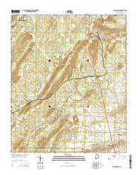 Wellington Alabama Current topographic map, 1:24000 scale, 7.5 X 7.5 Minute, Year 2014