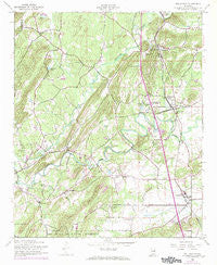 Wellington Alabama Historical topographic map, 1:24000 scale, 7.5 X 7.5 Minute, Year 1956