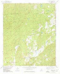 Weogufka Alabama Historical topographic map, 1:24000 scale, 7.5 X 7.5 Minute, Year 1979
