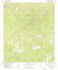 West Blocton East Alabama Historical topographic map, 1:24000 scale, 7.5 X 7.5 Minute, Year 1980
