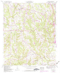 West Point Alabama Historical topographic map, 1:24000 scale, 7.5 X 7.5 Minute, Year 1958