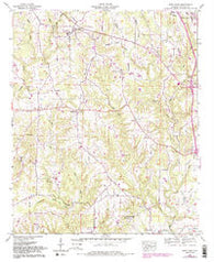 West Point Alabama Historical topographic map, 1:24000 scale, 7.5 X 7.5 Minute, Year 1958