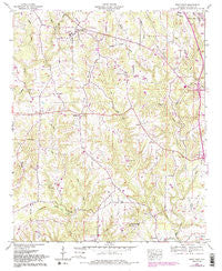 West Point Alabama Historical topographic map, 1:24000 scale, 7.5 X 7.5 Minute, Year 1958