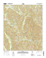 West Blocton West Alabama Current topographic map, 1:24000 scale, 7.5 X 7.5 Minute, Year 2014