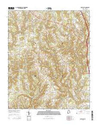 West Point Alabama Current topographic map, 1:24000 scale, 7.5 X 7.5 Minute, Year 2014