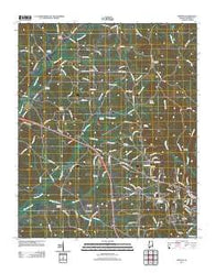 Weston Alabama Historical topographic map, 1:24000 scale, 7.5 X 7.5 Minute, Year 2011