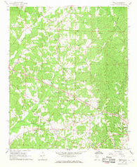 Weston Alabama Historical topographic map, 1:24000 scale, 7.5 X 7.5 Minute, Year 1967