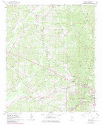 Weston Alabama Historical topographic map, 1:24000 scale, 7.5 X 7.5 Minute, Year 1967