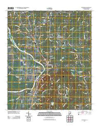 Wetumpka Alabama Historical topographic map, 1:24000 scale, 7.5 X 7.5 Minute, Year 2011