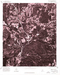 Wetumpka SW Alabama Historical topographic map, 1:24000 scale, 7.5 X 7.5 Minute, Year 1975