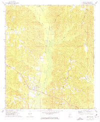 Whatley Alabama Historical topographic map, 1:24000 scale, 7.5 X 7.5 Minute, Year 1972