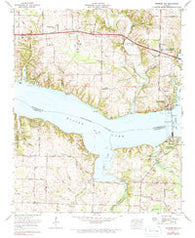 Wheeler Dam Alabama Historical topographic map, 1:24000 scale, 7.5 X 7.5 Minute, Year 1971