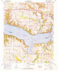 Wheeler Dam Alabama Historical topographic map, 1:24000 scale, 7.5 X 7.5 Minute, Year 1971