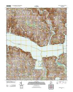 Wheeler Dam Alabama Historical topographic map, 1:24000 scale, 7.5 X 7.5 Minute, Year 2012