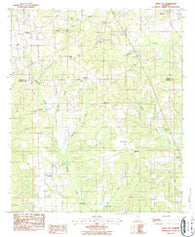 White City Alabama Historical topographic map, 1:24000 scale, 7.5 X 7.5 Minute, Year 1987
