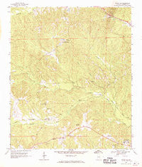 White Oak Alabama Historical topographic map, 1:24000 scale, 7.5 X 7.5 Minute, Year 1968