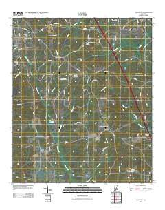 White City Alabama Historical topographic map, 1:24000 scale, 7.5 X 7.5 Minute, Year 2011