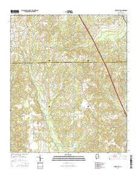 White City Alabama Current topographic map, 1:24000 scale, 7.5 X 7.5 Minute, Year 2014
