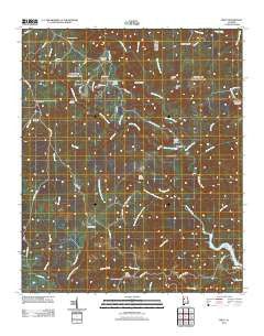 Wiley Alabama Historical topographic map, 1:24000 scale, 7.5 X 7.5 Minute, Year 2011