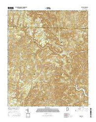 Wiley Alabama Current topographic map, 1:24000 scale, 7.5 X 7.5 Minute, Year 2014
