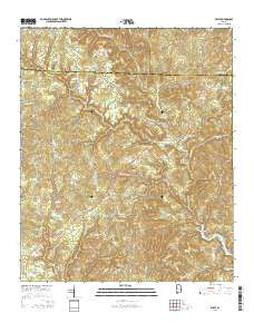 Wiley Alabama Current topographic map, 1:24000 scale, 7.5 X 7.5 Minute, Year 2014