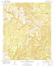 Wiley Alabama Historical topographic map, 1:24000 scale, 7.5 X 7.5 Minute, Year 1949