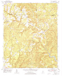 Wiley Alabama Historical topographic map, 1:24000 scale, 7.5 X 7.5 Minute, Year 1949