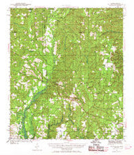 Wilmer Alabama Historical topographic map, 1:62500 scale, 15 X 15 Minute, Year 1942