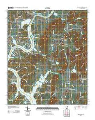 Wilsonville Alabama Historical topographic map, 1:24000 scale, 7.5 X 7.5 Minute, Year 2011
