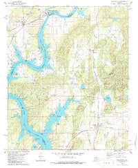 Wilsonville Alabama Historical topographic map, 1:24000 scale, 7.5 X 7.5 Minute, Year 1980
