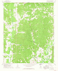 Winfield SE Alabama Historical topographic map, 1:24000 scale, 7.5 X 7.5 Minute, Year 1967