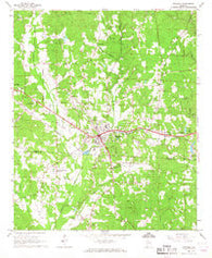 Winfield Alabama Historical topographic map, 1:24000 scale, 7.5 X 7.5 Minute, Year 1967