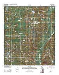 Wing Alabama Historical topographic map, 1:24000 scale, 7.5 X 7.5 Minute, Year 2011