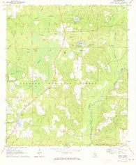 Wing Alabama Historical topographic map, 1:24000 scale, 7.5 X 7.5 Minute, Year 1971