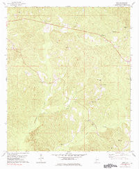 Winn Alabama Historical topographic map, 1:24000 scale, 7.5 X 7.5 Minute, Year 1978