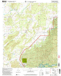 Winterboro Alabama Historical topographic map, 1:24000 scale, 7.5 X 7.5 Minute, Year 2001