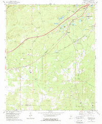 Woodstock Alabama Historical topographic map, 1:24000 scale, 7.5 X 7.5 Minute, Year 1980