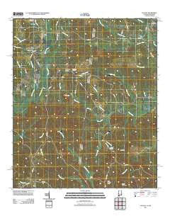 Yantley Alabama Historical topographic map, 1:24000 scale, 7.5 X 7.5 Minute, Year 2011