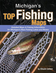 Buy map Michigans Top Fishing Maps and Guide