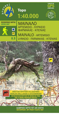 Buy map Mainalo - Artemisio (1:50 000)