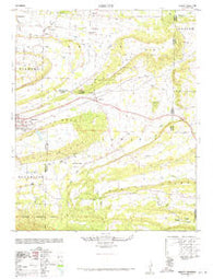 Abbott Arkansas Historical topographic map, 1:24000 scale, 7.5 X 7.5 Minute, Year 1948