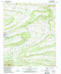 Abbott Arkansas Historical topographic map, 1:24000 scale, 7.5 X 7.5 Minute, Year 1987