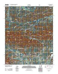 Acorn Arkansas Historical topographic map, 1:24000 scale, 7.5 X 7.5 Minute, Year 2011